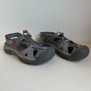 Keen Ravine H2 Waterproof Steel Grey/Coral Sandals 9.5